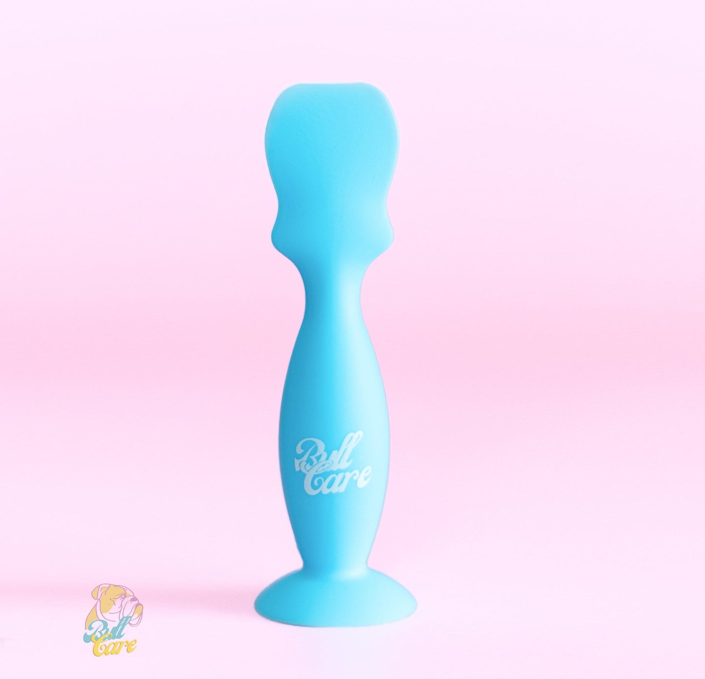 Slapper - bullcare applicatore per creme in silicone colorato pieghe bulldog inglese francese Azzurro