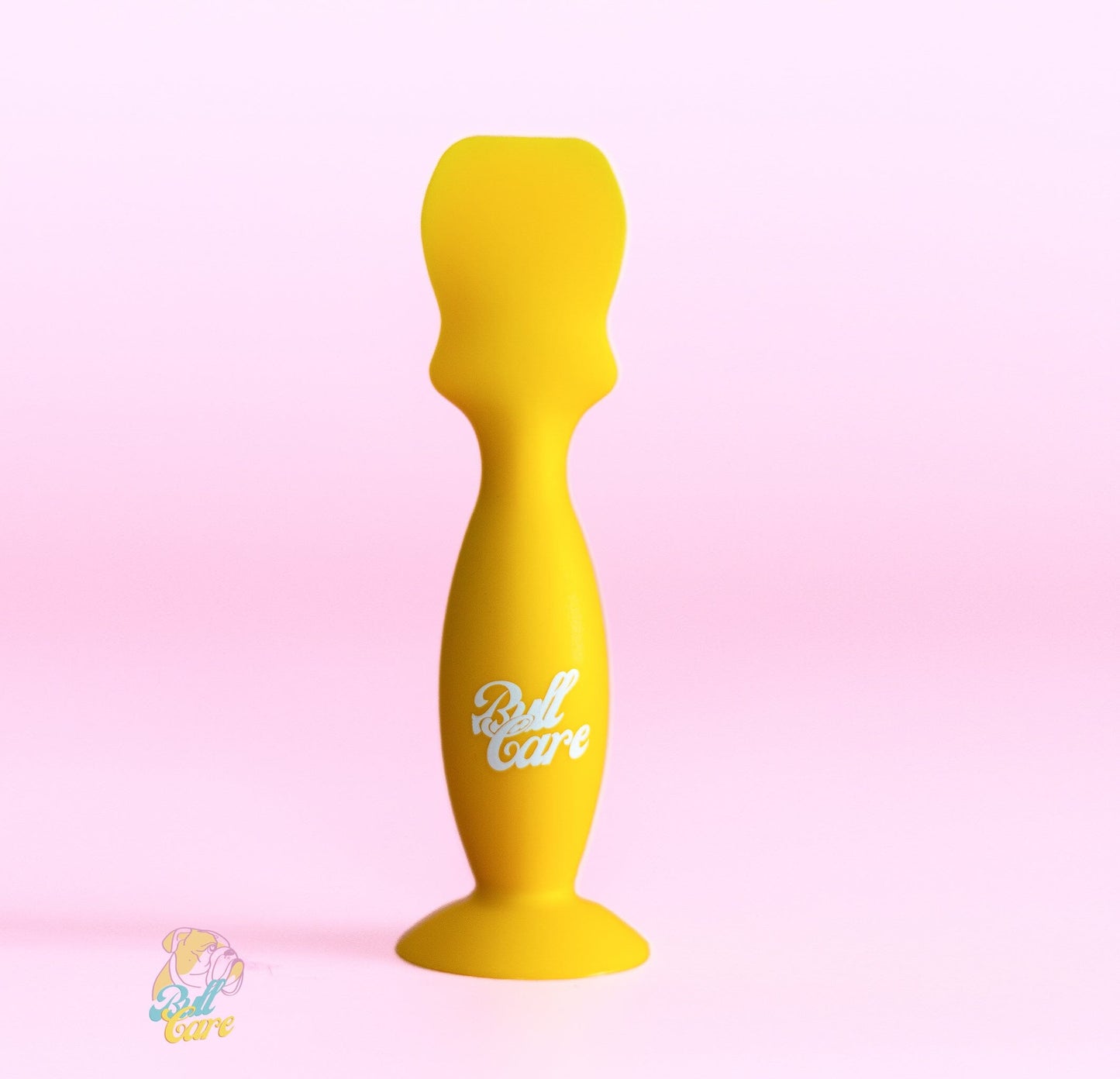 Slapper - bullcare applicatore per creme in silicone colorato pieghe bulldog inglese francese Giallo