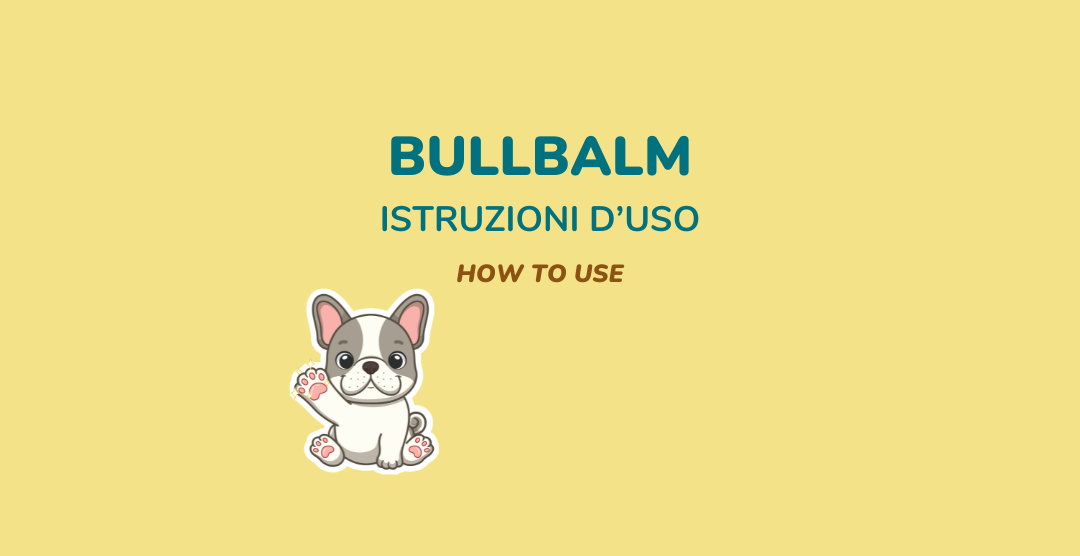 Istruzioni uso balsamo zampe cane bulldog lenitivo protettivo protezione sole screpolamento