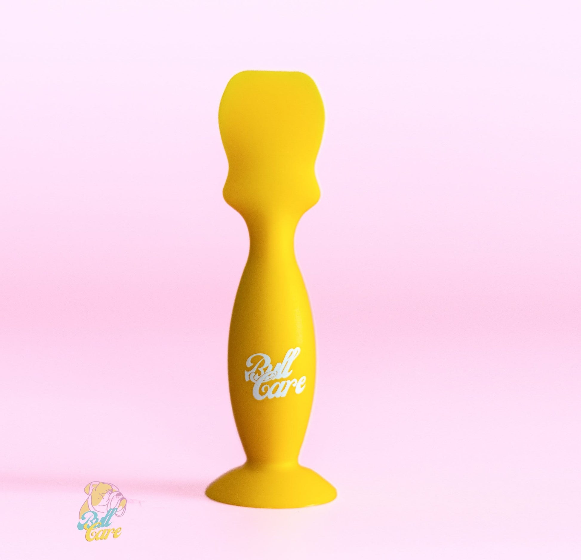 Slapper - bullcare applicatore per creme in silicone colorato pieghe bulldog inglese francese Giallo 